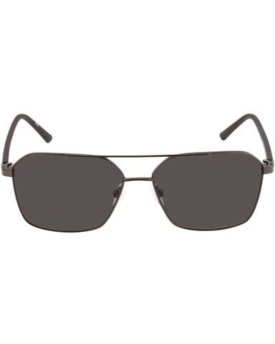 Calvin Klein Grey Navigator Sunglasses  008 58 - Multicolour