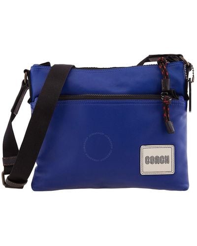 COACH Patch Pacer Crossbody Bag - Blue