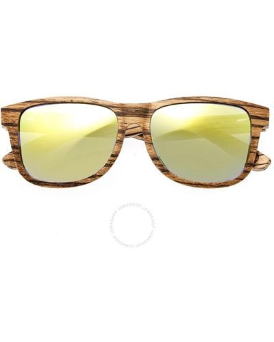 Earth Solana Wood Sunglasses - Yellow