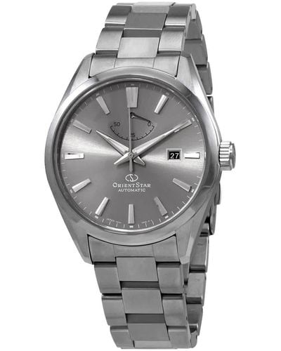 Orient Star Automatic Silver Dial Watch -au0404n00b - Grey
