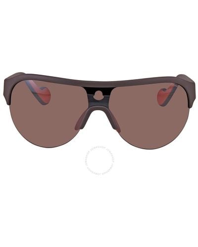 Moncler Mirrored Roviex Sport Sunglasses Ml0049 49l 00 - Brown