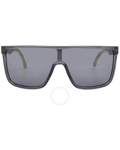 Carrera Silver Browline Sunglasses 8060/s 03u5/t4 99 - Gray