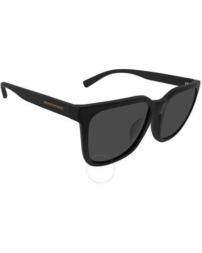 Armani Exchange Polar Grey Square Sunglasses Ax4108sf 807881 57 - Black