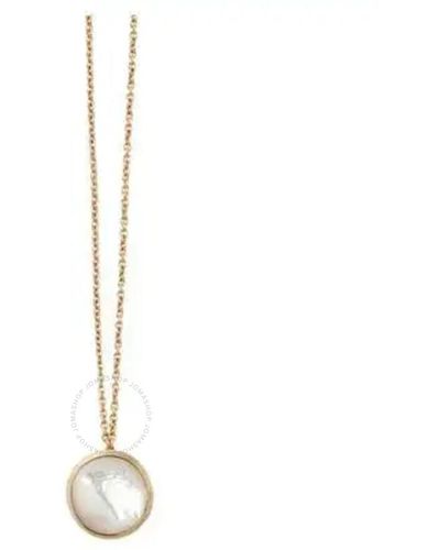 Marco Bicego Jaipur Yellow Gold & Mother Of Pearl Necklace Cb2607 Mpw Y 02 - Metallic