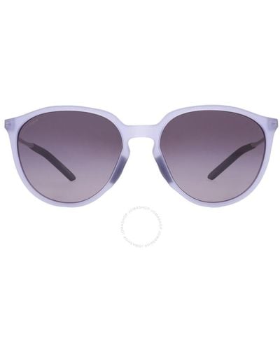 Oakley Sielo Prizm Grey Gradient Oval Sunglasses Oo9288 928806 57 - Purple
