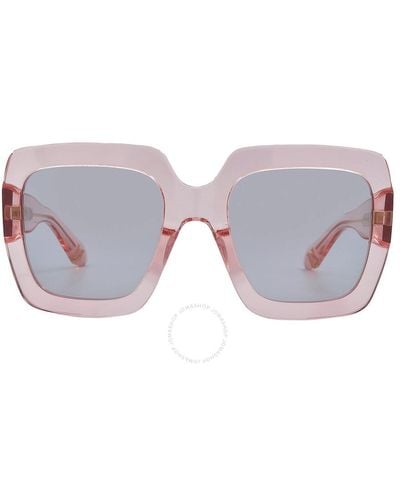 Carolina Herrera Grey Butterfly Sunglasses Shn636 0856 55