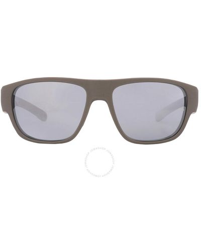 Under Armour Silver Rectangular Sunglasses Ua Scorcher 0sif/dc 60 - Grey