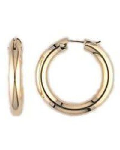 Roberto Coin 18k Yellow Gold Round Hoop Earrings - Metallic