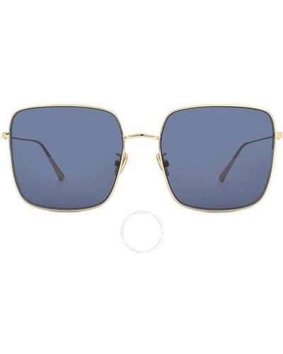 Dior Blue Square Sunglasses Stellaire Su Cd40068u 10v 59