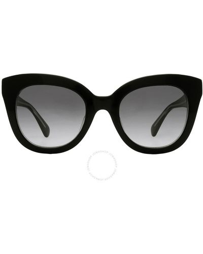 Kate Spade Grey Shaded Oval Sunglasses Belah/s 0807/9o 50 - Black