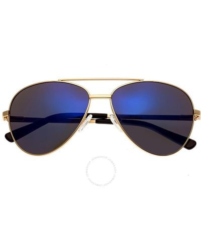 Bertha Bianca Titanium Sunglasses - Blue