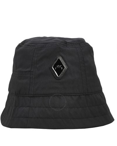 A_COLD_WALL* Logo Plaque Essential Bucket Hat - Black