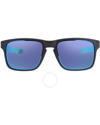 Oakley Holbrook Mix Prizm Sapphire Polarized Square Sunglasses Oo9384 938410 57 - Blue