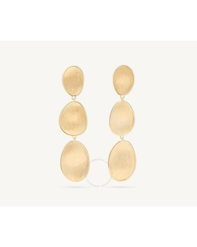 Marco Bicego Lunaria 18k Gold 3-drop Earrings - Metallic
