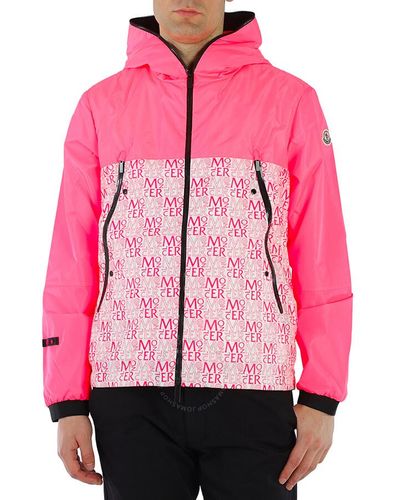 Moncler Hiroyuki Hooded Windbreak Jacket - Pink