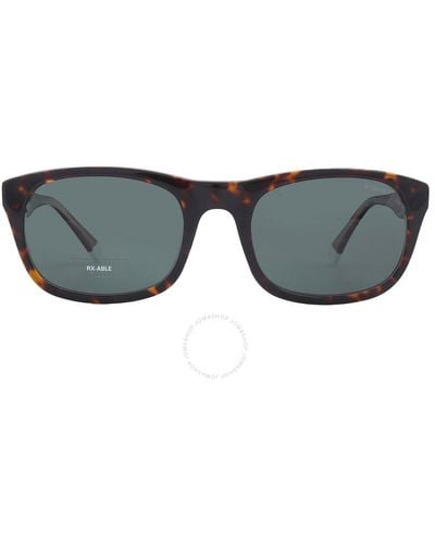 Polaroid Polarized Shield Sunglasses Pld 2104/s/x 0krz/uc 55 - Green