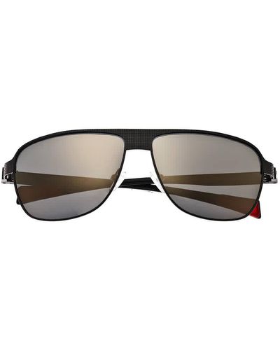 Breed Hardwell Titanium Sunglasses - Brown