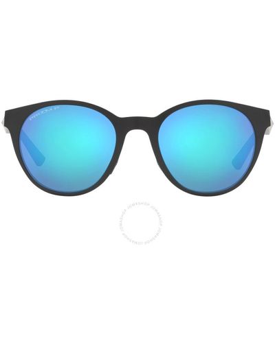 Oakley Spindrift Prizm Sapphire Polarized Round Sunglasses Oo9474 947409 52 - Blue