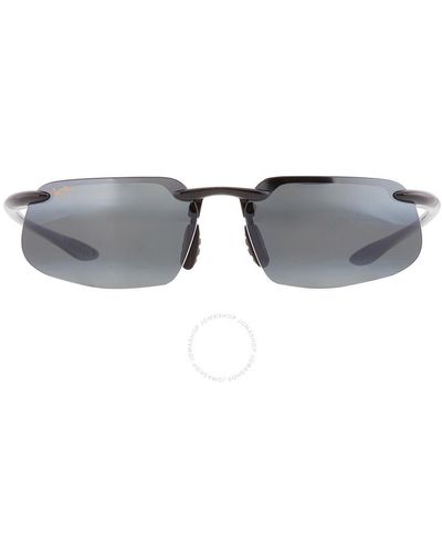 Maui Jim Kanaha Universal Fit Neutral Grey Wrap Sunglasses 409n-02 61