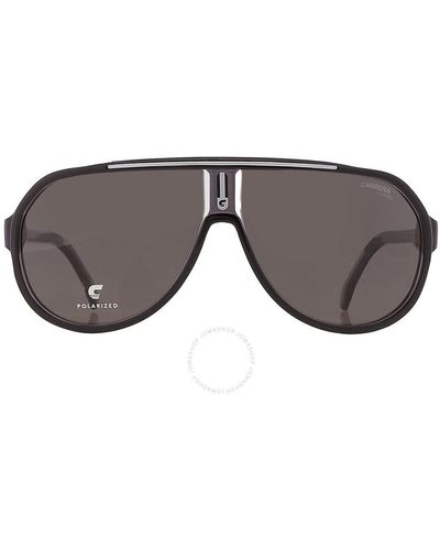 Carrera Polarized Gray Pilot Sunglasses 1057/s 008a/m9 64
