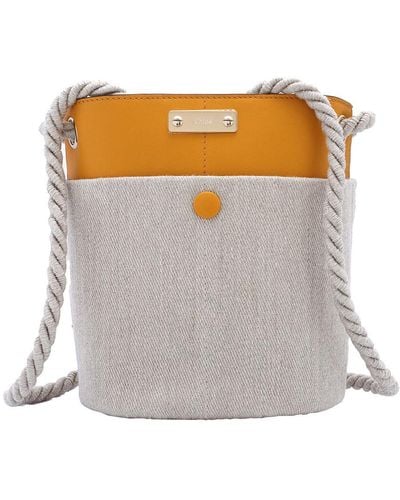 Chloé Small Key Bucket Bag - Grey