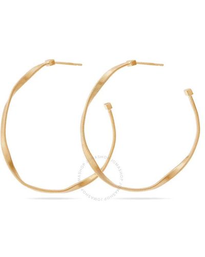 Marco Bicego Marrakech Collection 18k Yellow Gold Medium Hoop Earrings - Metallic