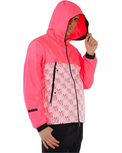 Moncler Hiroyuki Hooded Windbreak Jacket - Pink