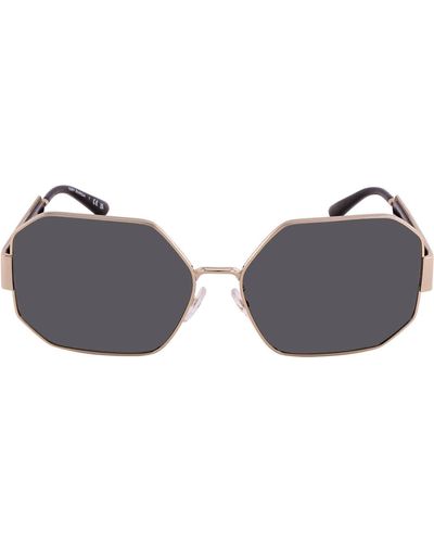 Tory Burch 60mm Geometric Sunglasses - Grey