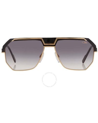 Cazal Gray Gradient Navigator Sunglasses 790/3 001 61