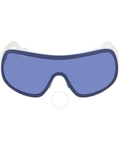 Moncler Flash Shield Sunglasses Ml0048 92x 00 - Blue