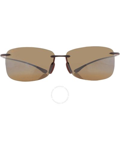 Maui Jim 'akau Hcl Bronze Rimless Sunglasses H442-26m 62 - Brown