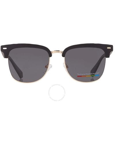 Polaroid Polarized Grey Square Sunglasses Pld 4121/s 0003/m9 52
