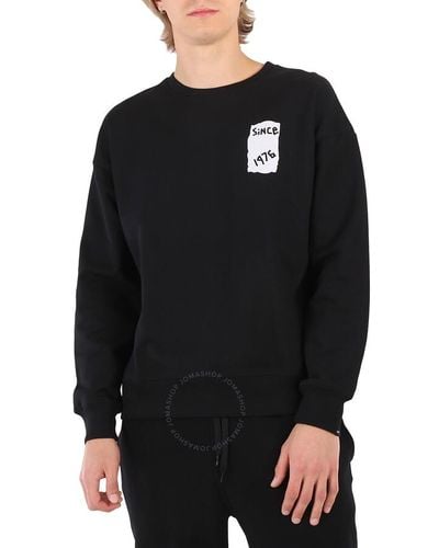 BOY London Boy Backprint Tape Eagle Cotton Sweatshirt - Black
