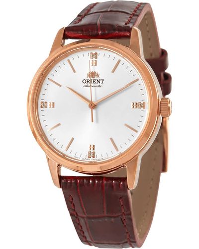 Orient Automatic White Dial Watch - Multicolor