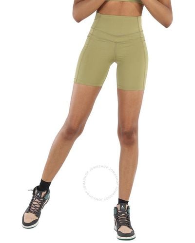 Lorna Jane Olive Stomach Support Bike Shorts - Green