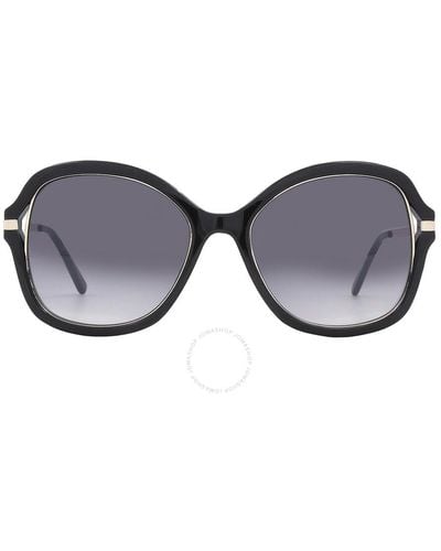 Guess Factory Gradient Butterfly Sunglasses Gf0352 01b 54 - Purple