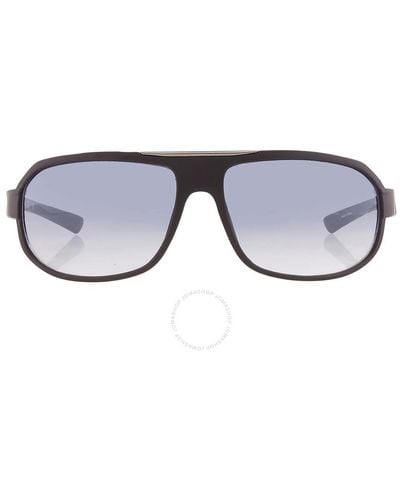Guess Factory Blue Gradient Oversized Sunglasses Gf0189 02w 64