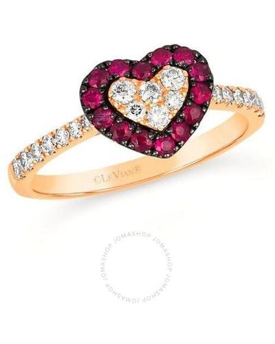 Le Vian Passion Ruby Rings Set - Pink