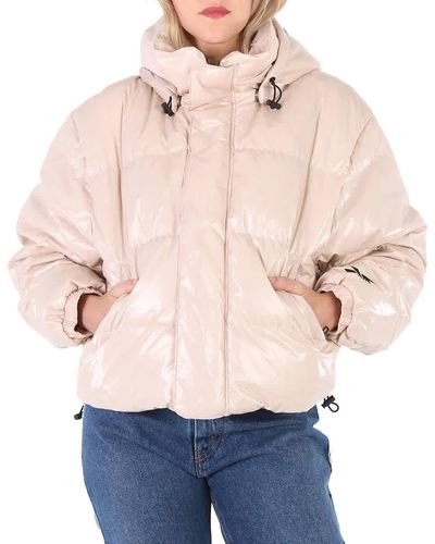 Reebok X Victoria Beckham Glossy Puffer Jacket - Natural