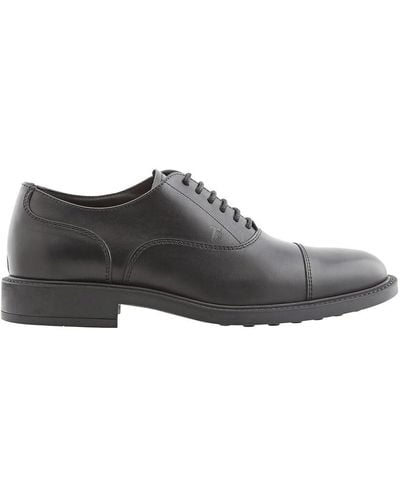 Tod's Lace-up Loafers - Gray