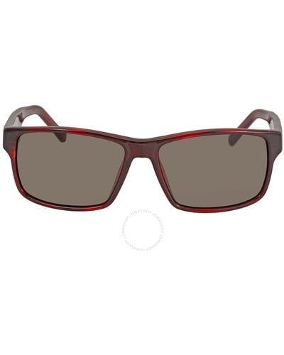 Ferragamo Rectangular Mm Sunglasses Sf960s 214 - Brown