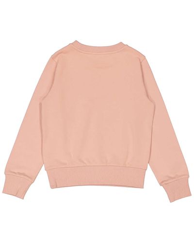 Moncler Kids Cotton Logo Sweatshirt - Pink