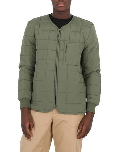 Rains Ever Water-repellent Quilted Liner Jacket - Green