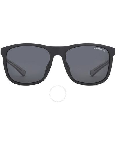 Armani Exchange Square Sunglasses Ax4049sf 818287 57 - Grey