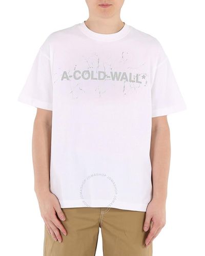 A_COLD_WALL* Logo-print T-shirt - White