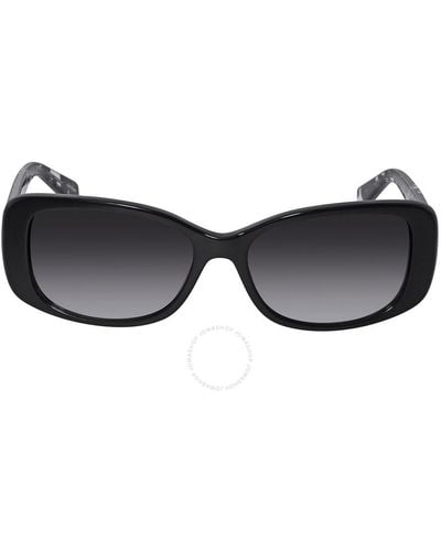 COACH Gray Gradient Rectangular Sunglasses Hc8168 534811 56