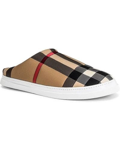 Burberry Homie Open Back Trainers - Brown