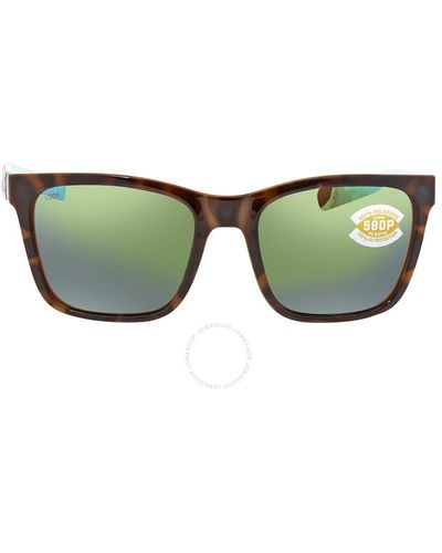 Costa Del Mar Panga Green Mirror Polarized Polycarbonate Sunglasses Pag 255 Ogmp 56