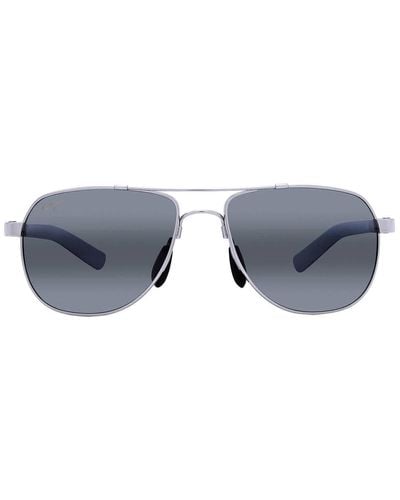 Maui Jim Guardrails Neutral Grey Pilot Sunglasses