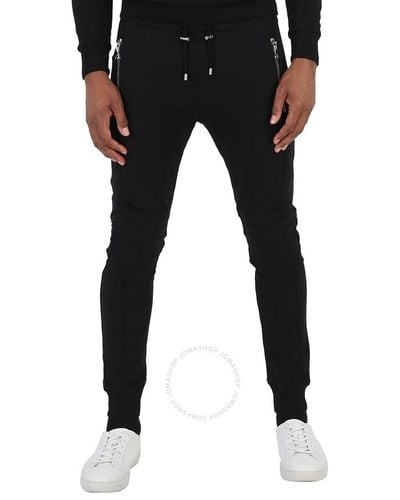 Balmain Embossed Logo Track Trousers - Black